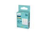 Philips LED-Lampe Spot 3.7W827 (40W) 3-pack G9