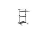 LogiLink Sit-stand workstation height adjustable mobile 60 kg max. 60 kg