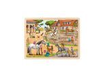 Goki Wooden Jigsaw Puzzle Horse Riding School 96 pcs. Holz