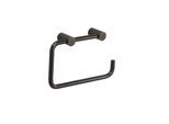 Pressalit toilet paper holder black chrome