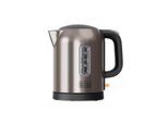 Black & Decker Wasserkocher Kettle 1L 2200W Brushed Steel - Gebürstetes Stahl - 2200 W