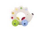 Goki Wooden Gripping Ring Hedgehog Color