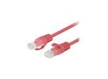 Lanberg patch cable - 1.5 m - red RAL 3017 - Rot - 1 meter