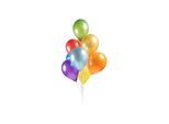 Globos Balloons Metallic Pearl Mix Colors 30cm 10pcs.