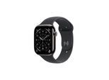 Apple Watch Series 11 GPS + Cellular 42mm Slate Titanium Case with Black Sport Band - M/L