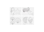 Creativ Company Sheets of Shrink Film with Mermaid Motifs 4 pcs.