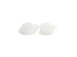 Filibabba Set of 2 silicone mini snack boxes - Christian the Whale - Confetti