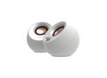 Creative Pebble V3 - White - Bluetooth - 2.0 PC-Lautsprecher - Weiß