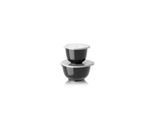Rosti - Margrethe bowls Set of 2 + lids - Black