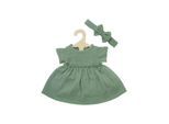Heless Doll dress Green with Ruffles 28-35 cm