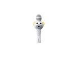 Lenco BMC-060WH - Karaoke microphone with Bluetooth® SD slot lights Aux out- White