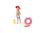 Barbie Chelsea Can Be Lifeguard Doll And 6 Career-themed Accessories Including Life Buoy