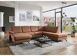 Wohnlandschaft DIE PLANBAR "PN-EM15047 U-Form, ohne Kopfstützen", parkett, B:309cm H:88cm T:235cm, Sofas, Wohnlandschaft, Echtleder, wahlweise mit Bettfunktion u. Stauraum