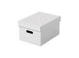 Esselte Home Aufbewahrungsboxen Mittel, 3 Stück Weiß