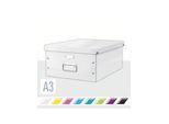 Leitz Click & Store WOW Aufbewahrungs- und Transportbox Groß (Für A3) Weiß