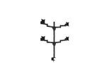 Multibrackets M VESA Deskmount Officeline Quad Black