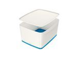 Leitz MyBox WOW Groß mit Deckel, Aufbewahrungsbox Blau