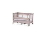 Chipolino Reisebett Glory 2 Ebenen Matratze Räder zusammenklappbar Tragetasche beige