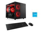 CSL PC "Cube V24145", schwarz, Microsoft Windows 11 Home (64 Bit), 32 GB RAM 1.000 GB SSD, Desktop-PCs, PC