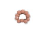 Filibabba Teether - Lily the larva Peach