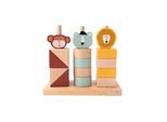 Trixie Baby Wooden Animals Stacking Blocks 15 pcs.
