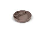 Filibabba Silicone divided plate - Warm Grey