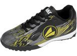 Fußballschuh JAKO "J-ST Stepover", Mädchen, Gr. 37, gelb (jet schwarz, neon gelb), Synthetik, mehrfarbig, Schuhe Fußballschuh, für synthetische Hartplätze