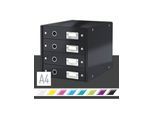 Leitz Click & Store WOW Schubladenset (4 Schubladen) Schwarz