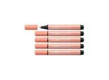 STABILO Pen 68 MAX - Felt-tip pen with thick chisel tip - Apricot