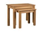 vidaXL Satztische 2 Stk. Massivholz Panama-Kiefer
