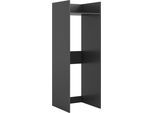 Waschmaschinenumbauschrank WELLTIME "FALAS, TOPSELLER, Höhe 195 cm, 1 Boden, für Waschmaschine &Trockner", anthrazit nb, B:66cm H:196cm T:66cm, Holzwerkstoff, Schränke, Waschmaschine, Trockner, Waschmaschinenschrank, Umbauschrank, Wäsche