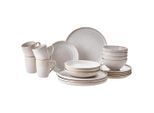 Novel Kombiservice Glossy, Creme, Beige, Keramik, 20-teilig, 360 ml, Lfgb, lebensmittelecht, Essen & Trinken, Geschirr, Geschirr-Sets, Kombiservice