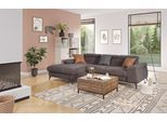 Ecksofa COTTA "Kitty L-Form, B: 242 cm", grau (anthrazit), B:244cm H:72cm T:166cm, 94% POLYESTER (PES) 6%POLYAMID (PA), Sofas, Ecksofa, mit Kopfteilverstellung, optional Bettfunktion & Bettkasten