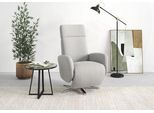 TV-Sessel SIT & MORE "Grenoble, inkl. Kopfteilverstellung", silber, B:71cm H:110cm T:82cm, Sessel, wahlweise mit 2 Motoren, Akku & Aufstehhilfe