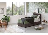 Boxbett COTTA "Tom mit Bettkasten, Topper und Zierkissen", schwarz (charcoal), B:95cm L:209cm, Komplettbetten, Bett Betten mit Bettkasten, Bestseller, Unser Dauertiefpreis