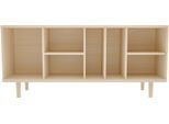 Sideboard WOODMAN "Malic", beige, B:160cm H:70cm T:45cm, Sideboards, Sideboard, Kommode im schlichten skandinavischen Design, Breite 160 cm, FSC