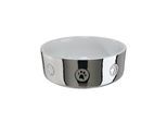 Trixie Ceramic Bowl dog 1.5 l/ø 19 cm silver/white