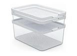 Rotho Kühlschrankbox , Weiß , Kunststoff , 18.7x19x28.4 cm , BPA-frei, Reach, DIN EN ISO 14001, DIN EN ISO 9001 , Ordnen & Aufbewahren, Dekoboxen & Aufbewahrungsboxen