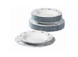 Seltmann Weiden Tafelservice Sonate, Mehrfarbig, Weiß, Keramik, 12-teilig, Blume, handbemalt, Essen & Trinken, Geschirr, Geschirr-Sets, Tafelservice