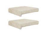 Klemmkissen 2er Set, Textil, Füllung: Schaumstoff, 35x38x40 cm, Heimtextilien, Wohntextilien, Sitzkissen