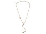 Lange Kette "Verona", Damen, Gr. onesize, Glas, weiß, COLLEZIONE ALESSANDRO, Basic, Halsketten, aus echten Glasperlen