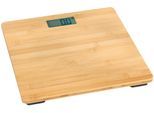 Personenwaage WENKO "Bambusa", beige (natur), B:30cm H:2,7cm T:30cm, Personenwaagen, digitale Körperwaage bis 180 kg