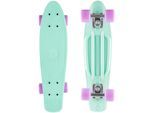 Skateboard STAR-SKATEBOARD, grün (türkis, lavendel), Skateboards, Kinder, Kicktail