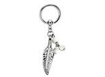 Intimpiercing ADELIA´S "Piercing Intimpiercing", Damen, Gr. 10, weiß, Chirurgiestahl, Piercings, Intimpiercing Ring BCR 316l Stahl mit Feder Anhänger