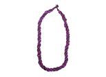 Lange Kette "Rieti", Damen, Gr. onesize, Holz, rot (dunkelrot), COLLEZIONE ALESSANDRO, Basic, Halsketten, in gedrehter Form