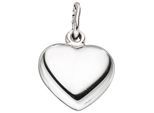 Herzanhänger JOBO "Anhänger Herz", silber (silber 925), Schmuckanhänger, Damen, Silber 925 (Sterlingsilber), 925 Silber