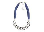 Kette mit Anhänger "Lagos", Damen, Gr. onesize, Metall, blau, COLLEZIONE ALESSANDRO, Basic, Halsketten, mit Metallgliedern