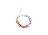 Armband "Rainbow", Damen, Gr. Metall, bunt (multi), COLLEZIONE ALESSANDRO, Armbänder Armband