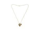 Kette mit Anhänger "Amore", Damen, Gr. onesize, Glas, gold, COLLEZIONE ALESSANDRO, Basic, Halsketten, mit echtem Glas