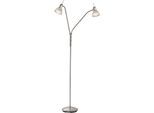 NOWA LED Stehlampe "DAYTONA", nickel matt, 4 Stk., Leuchten, Stehleuchte, beweglich, alabaster Optik, Wohnzimmer, Flur, LED Stehlampe